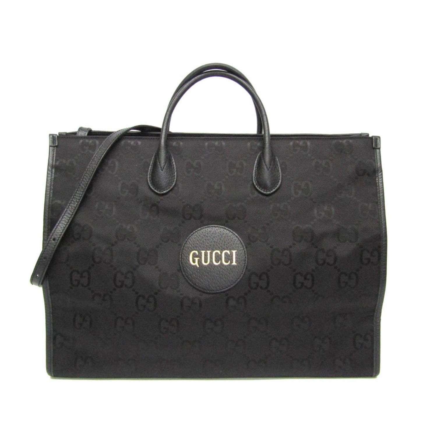 Gucci Off The Grid Black Canvas Tote Bag ()