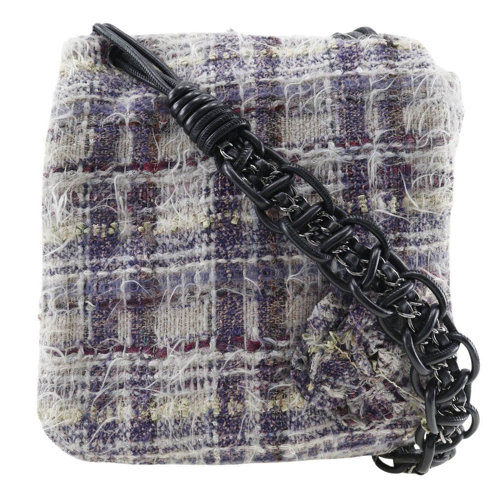 Chanel Camélia Multicolour Tweed Shoulder Bag ()