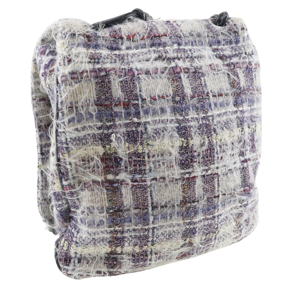 Chanel Camélia Multicolour Tweed Shoulder Bag ()