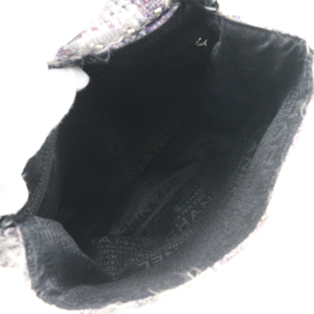 Chanel Camélia Multicolour Tweed Shoulder Bag ()