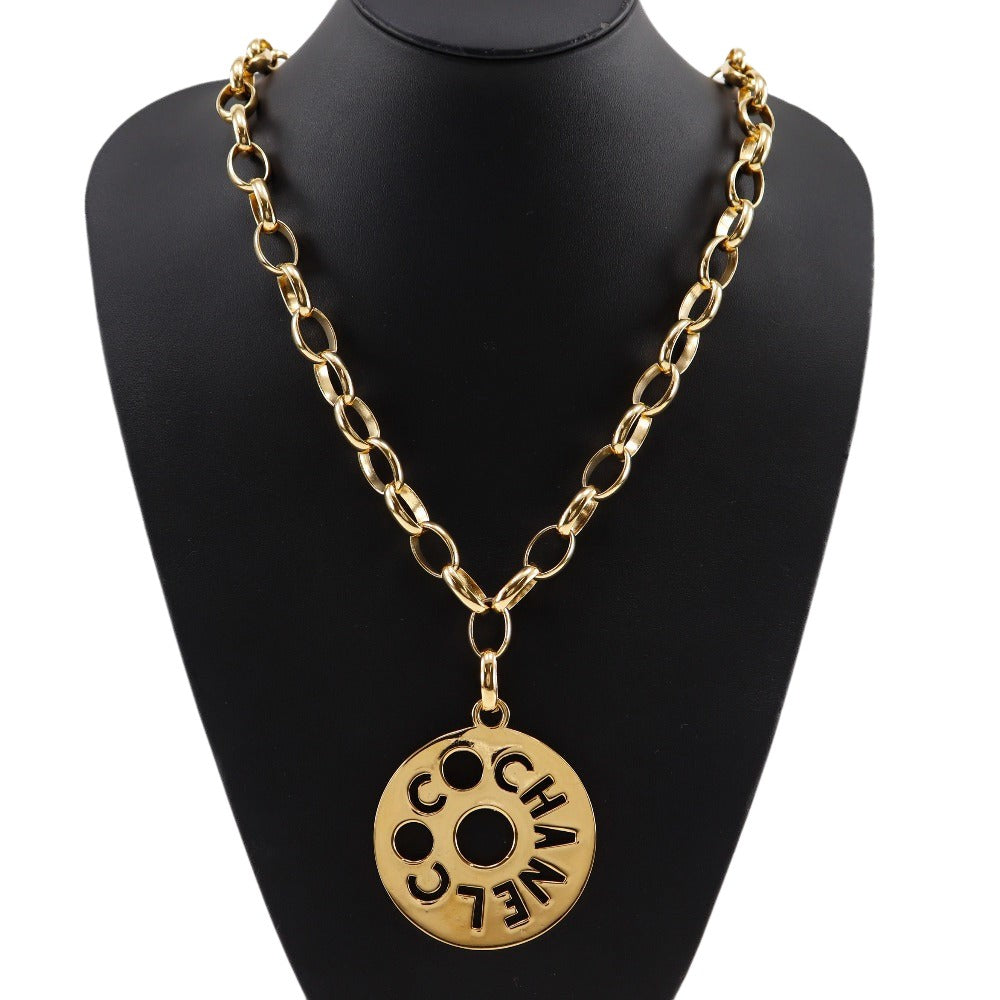Chanel - Gold Metal Necklace Jewelry ()