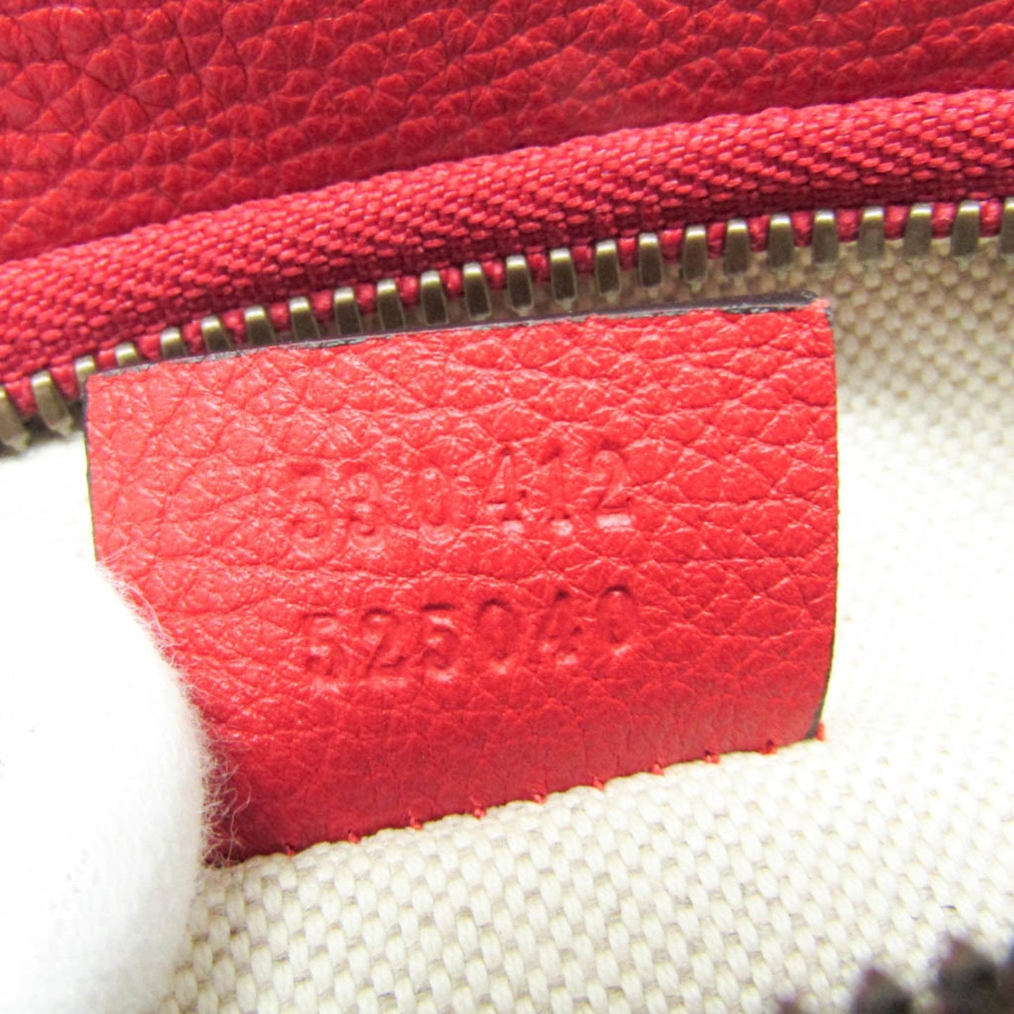 Gucci Logo Red Leather Clutch Bag ()