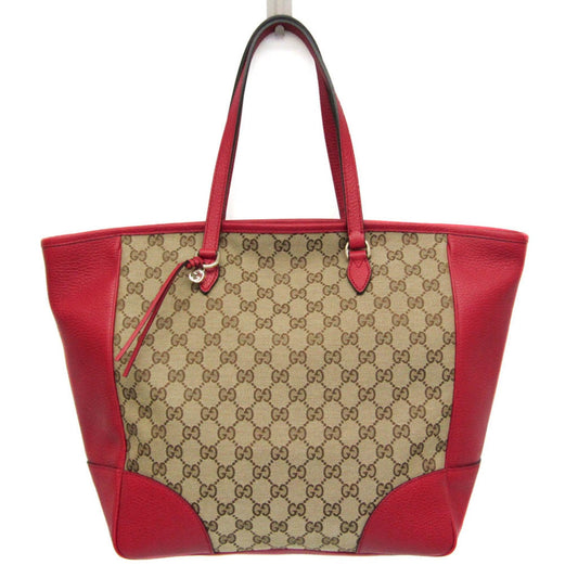 Gucci Bree Beige Canvas Tote Bag ()