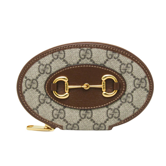 Gucci Horsebit Beige Calfskin Wallet  ()