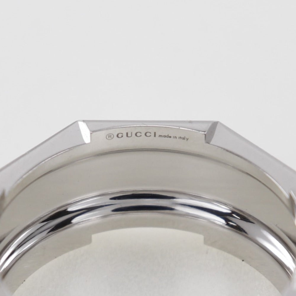 Gucci Link To Love Silver White Gold Ring Jewelry ()