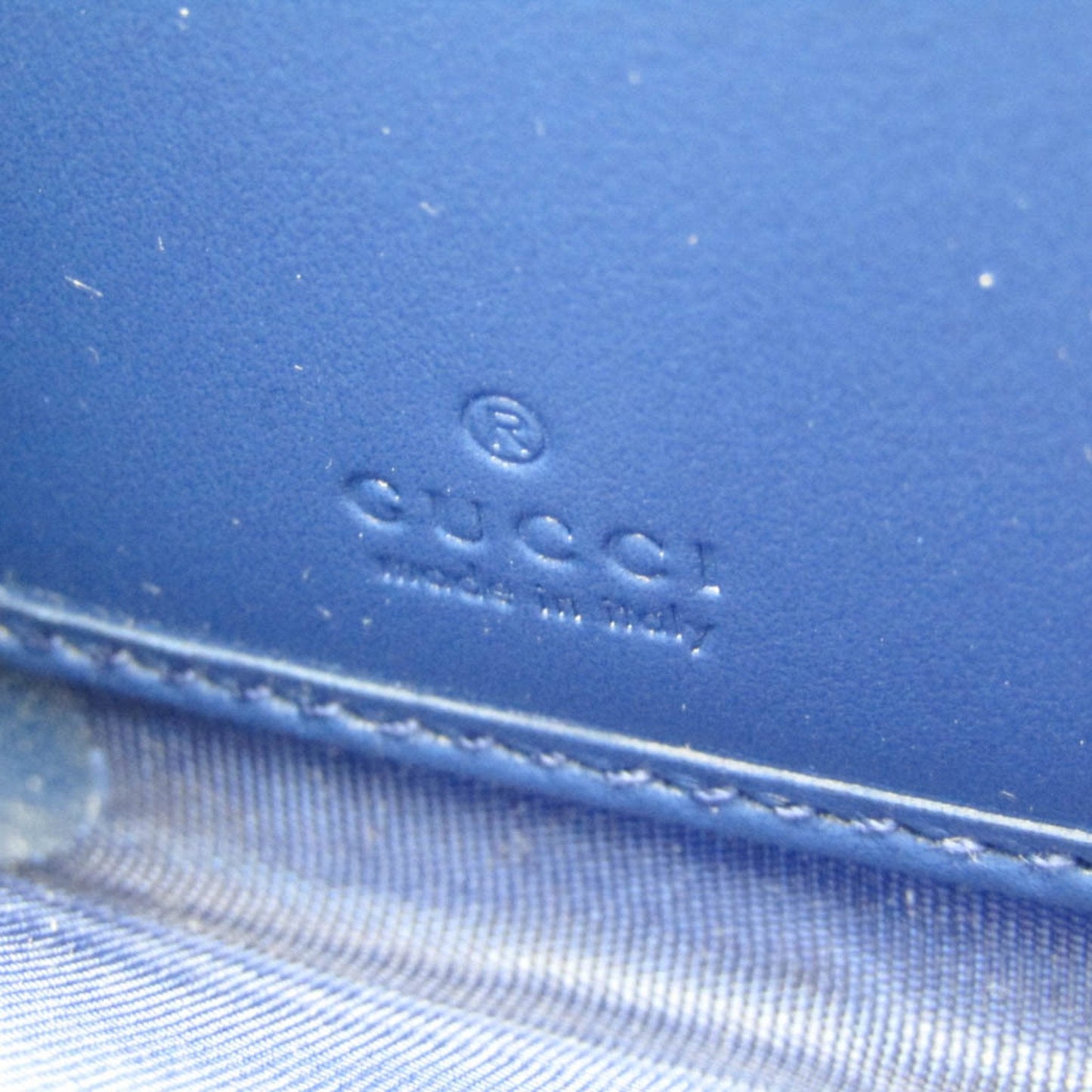 Gucci Diamante Navy Leather Wallet  ()