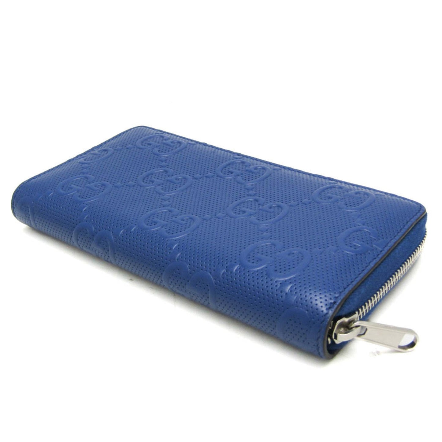 Gucci Diamante Navy Leather Wallet  ()