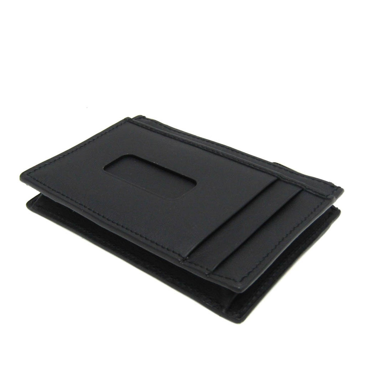 Gucci Logo Black Leather Wallet  ()