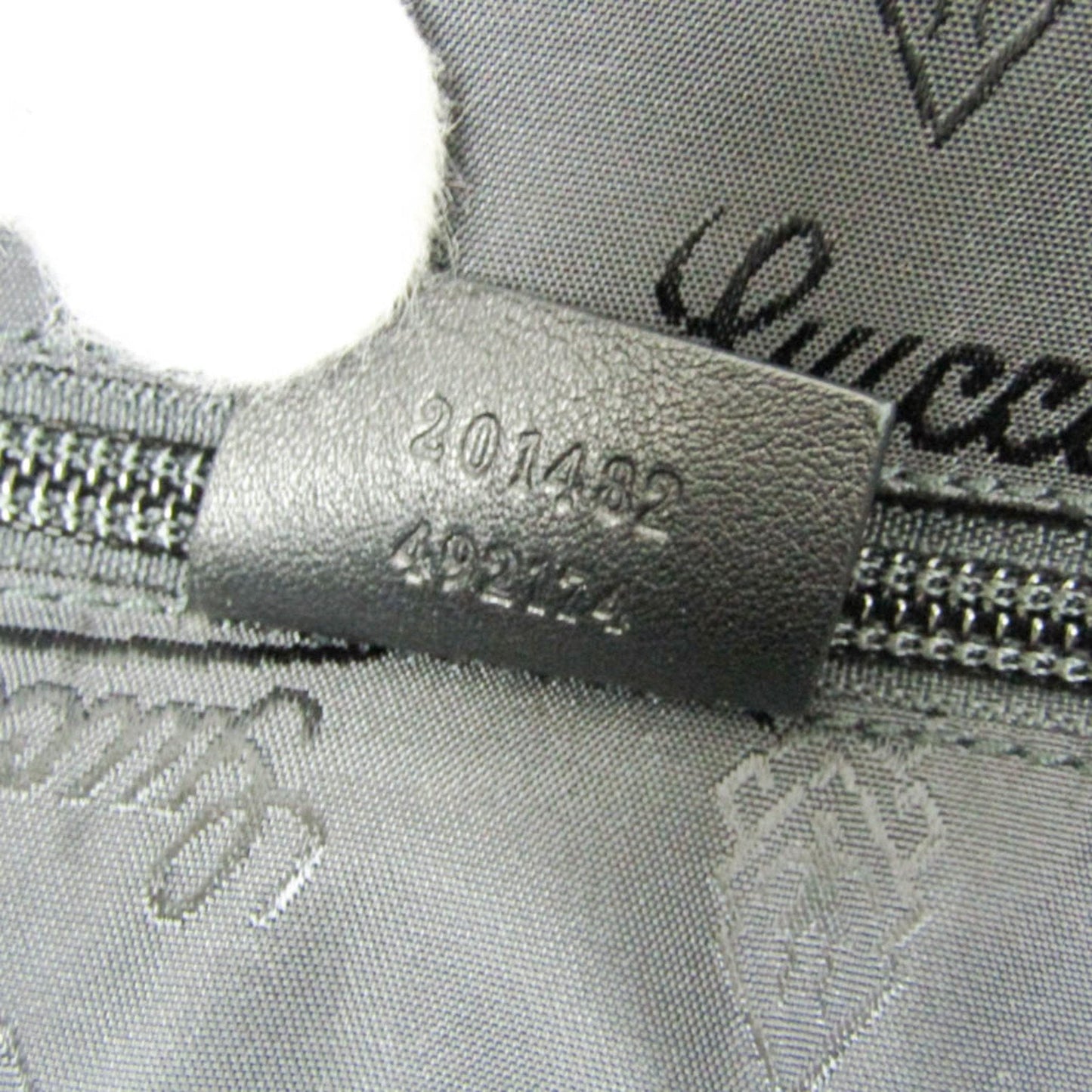 Gucci Guccissima Black Leather Handbag ()