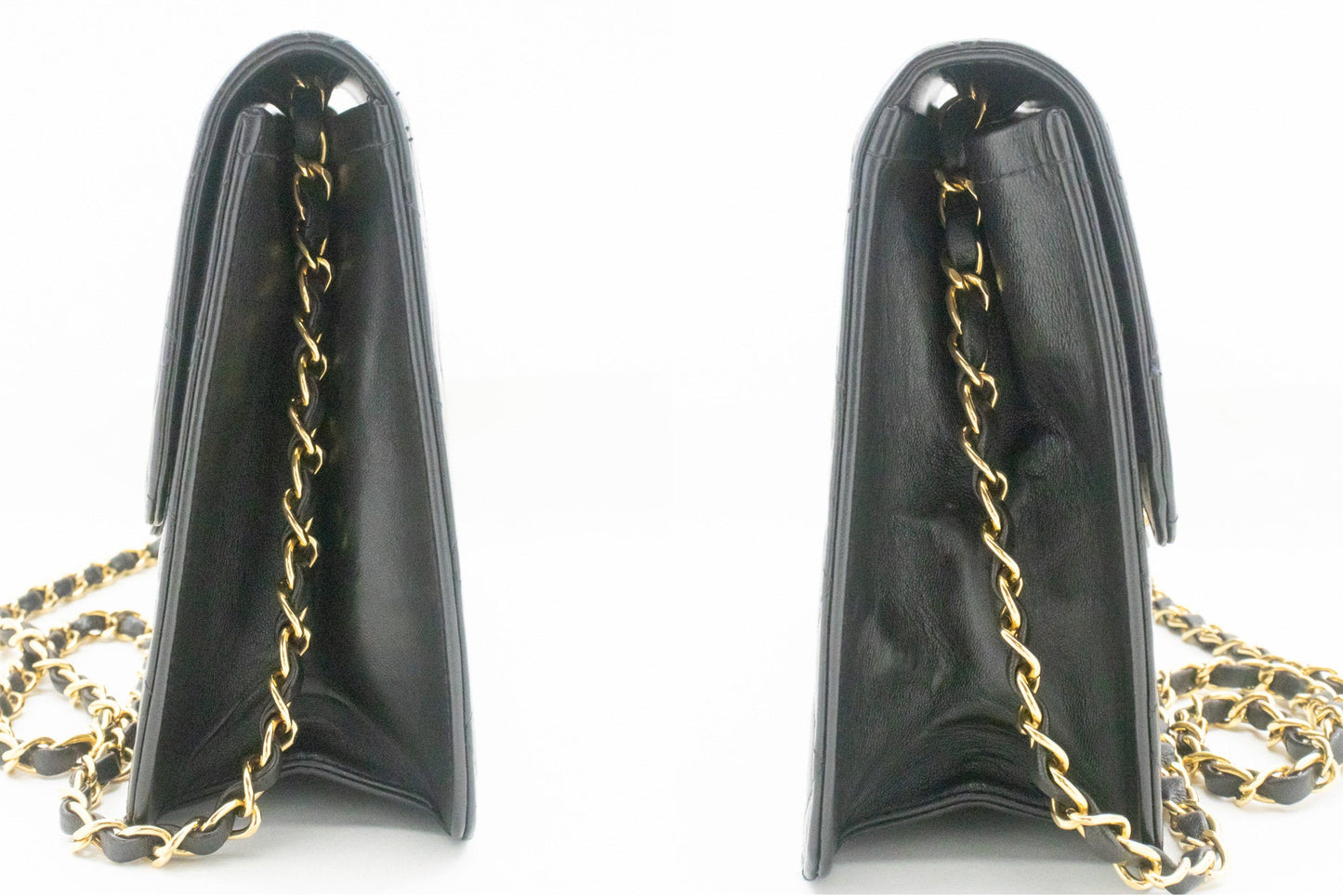 Chanel Black Leather Shoulder Bag ()