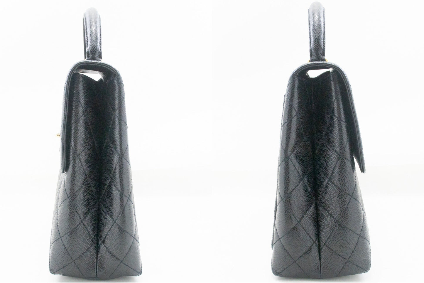 Chanel Black Leather Shoulder Bag ()