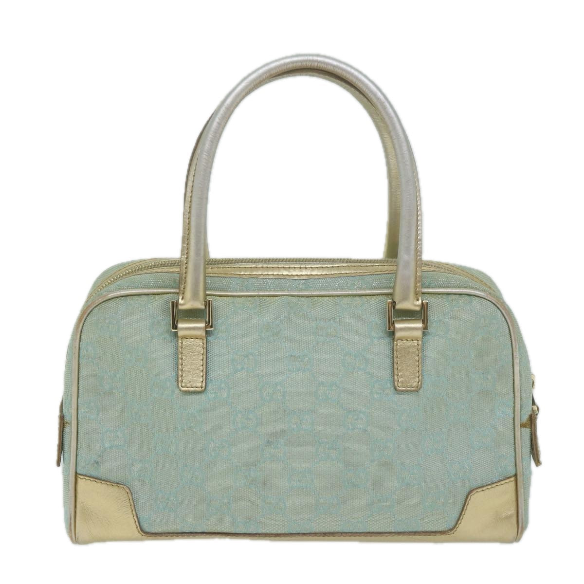 Gucci Gg Canvas Blue Canvas Handbag ()