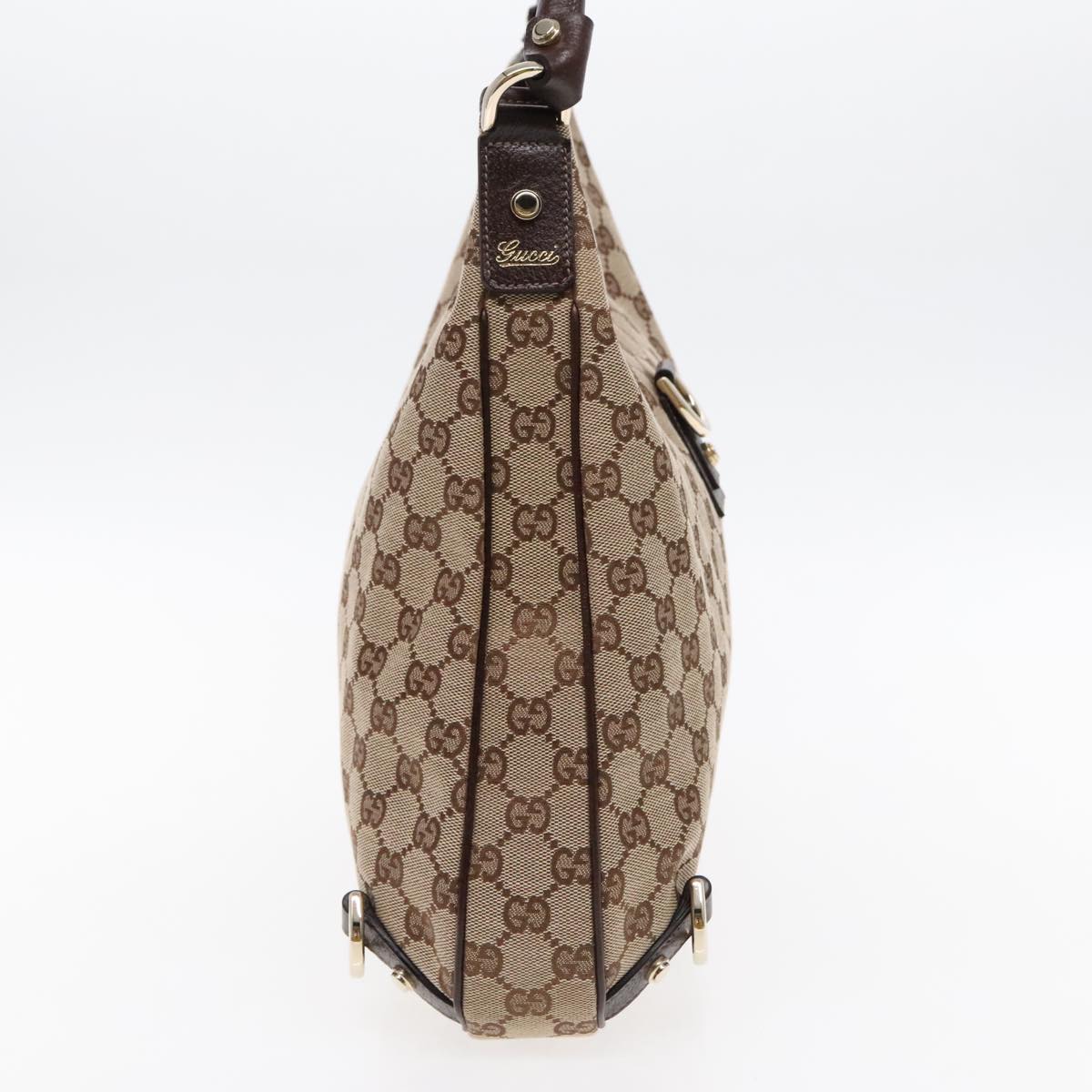 Gucci Abbey Beige Canvas Shoulder Bag ()