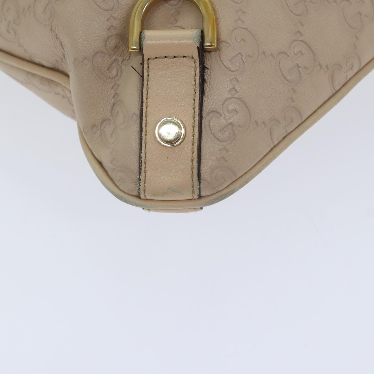 Gucci Guccissima Beige Canvas Shoulder Bag ()