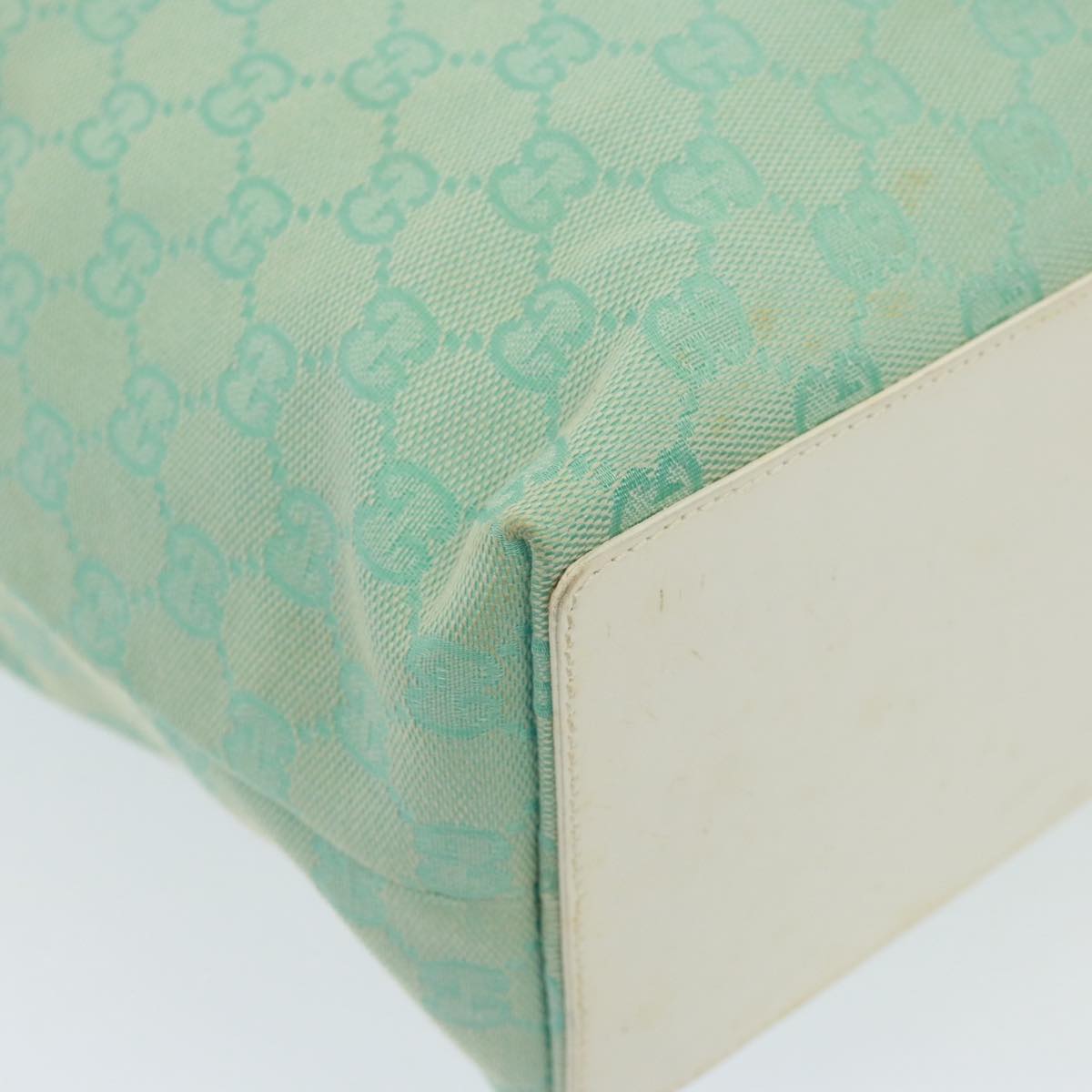 Gucci Gg Canvas Blue Canvas Shoulder Bag ()