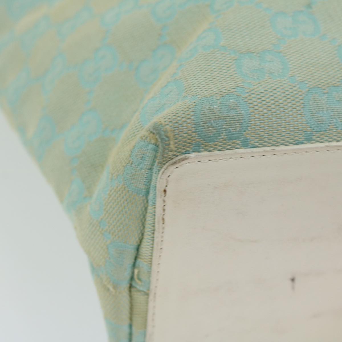 Gucci Gg Canvas Blue Canvas Handbag ()