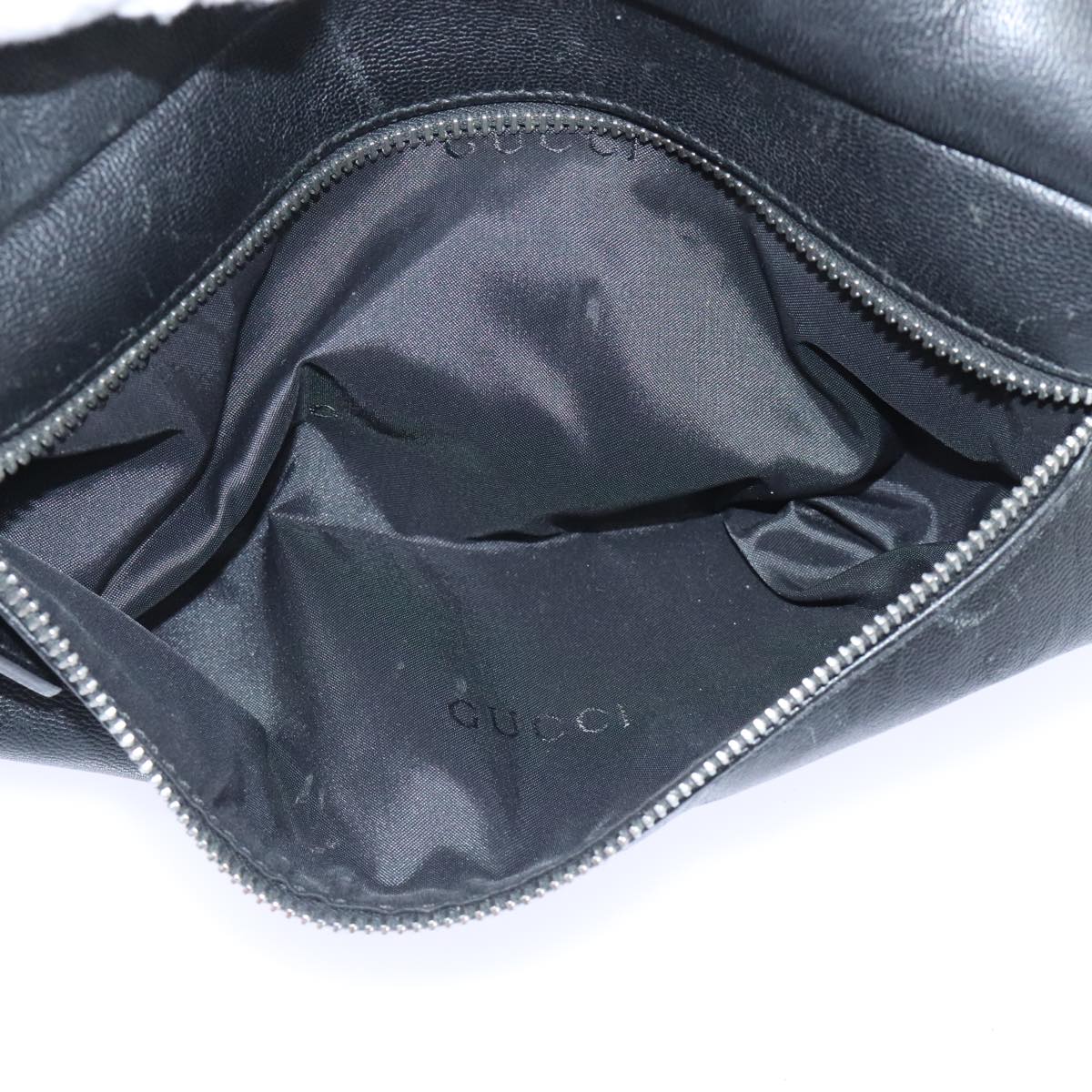 Gucci -- Black Leather Clutch Bag ()