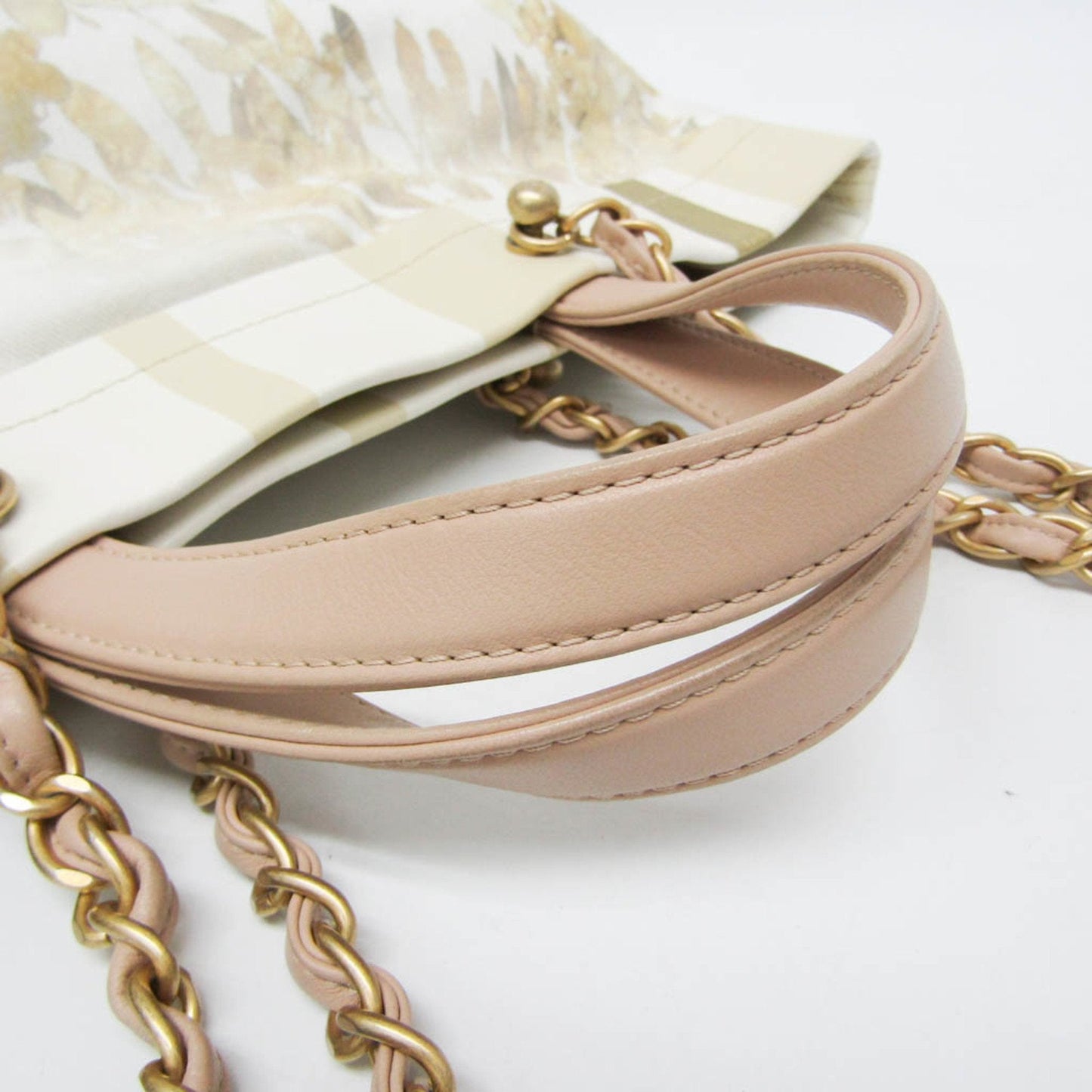 Chanel - Beige Canvas Tote Bag ()