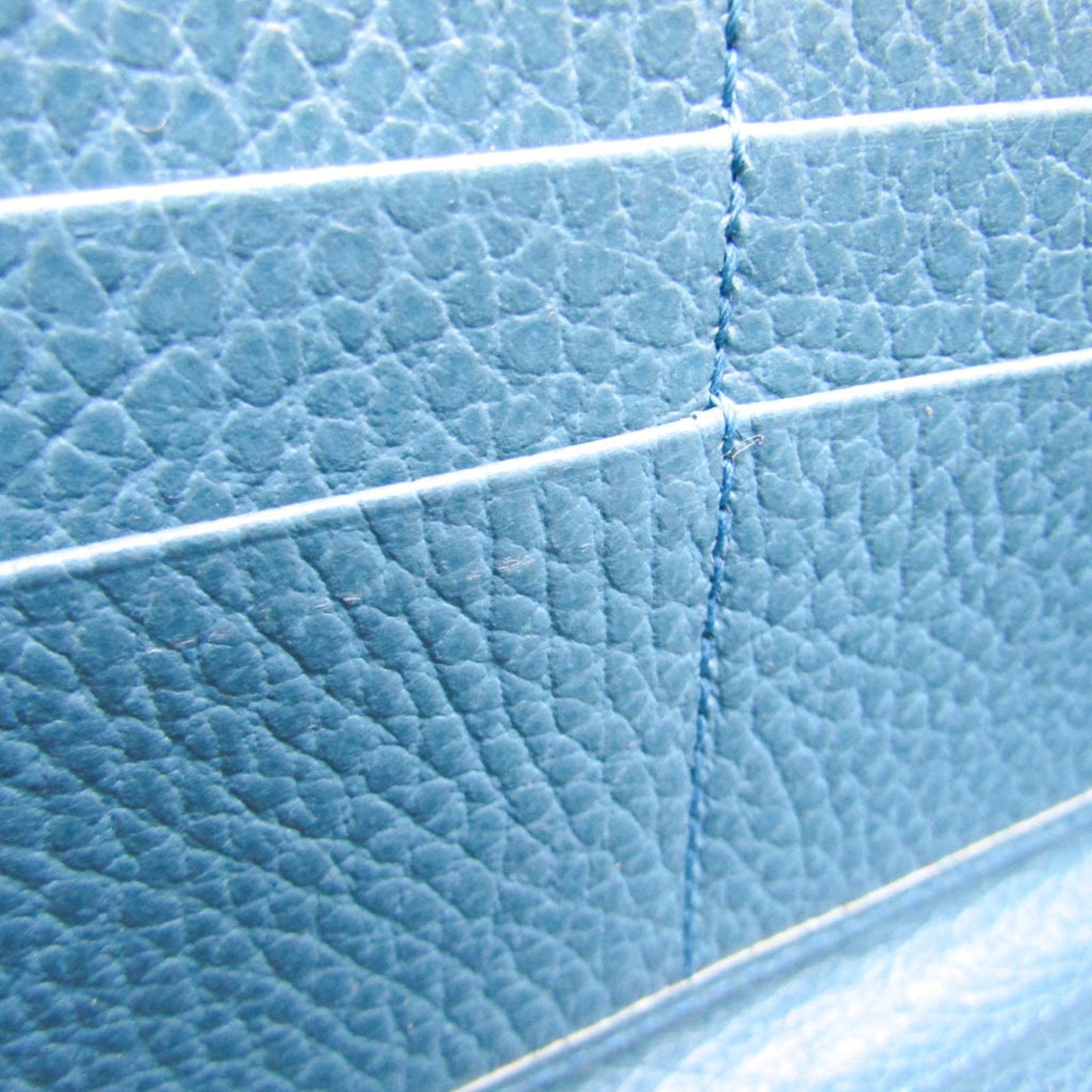 Gucci Interlocking G Turquoise Leather Wallet  ()