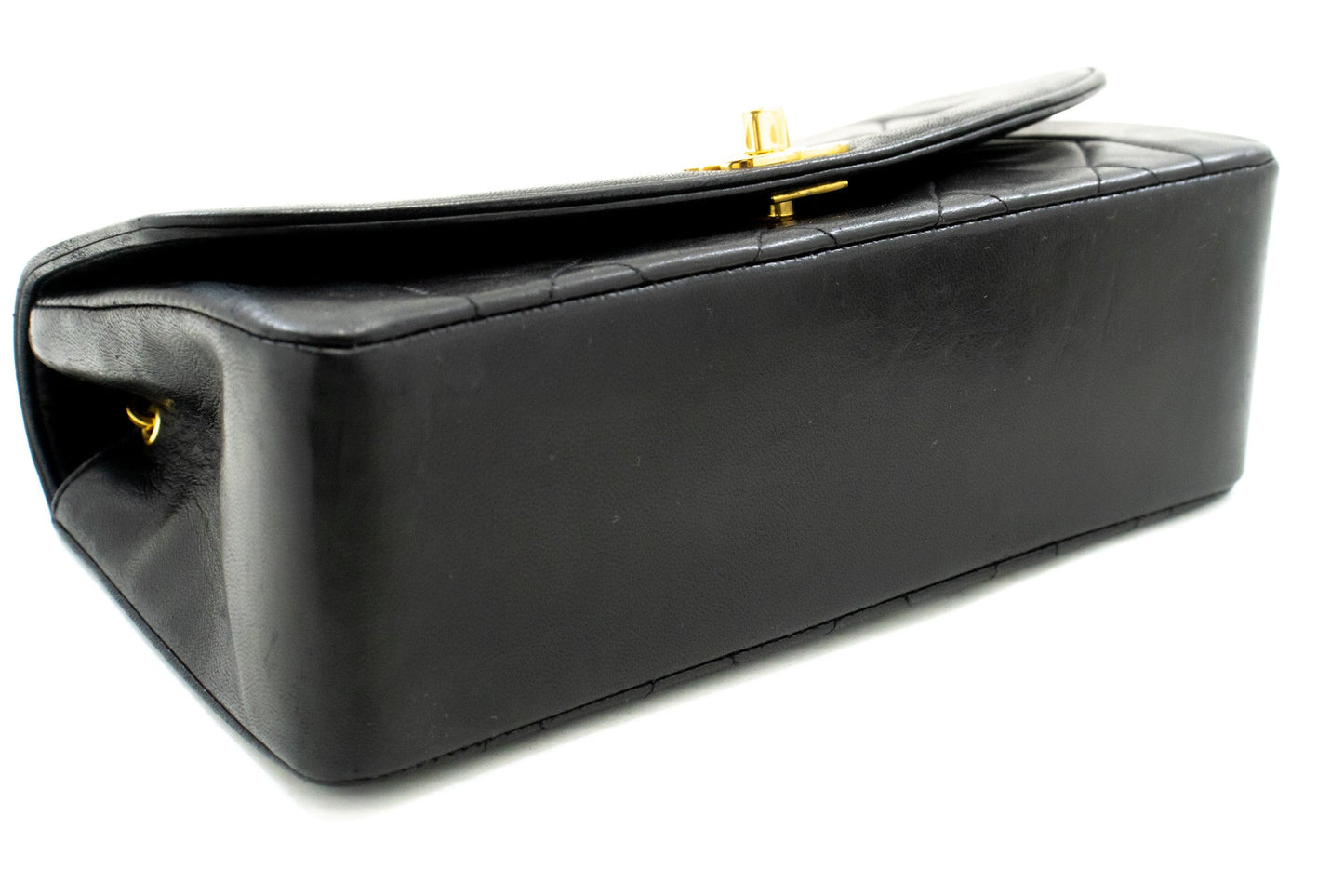 Chanel Black Leather Shoulder Bag ()