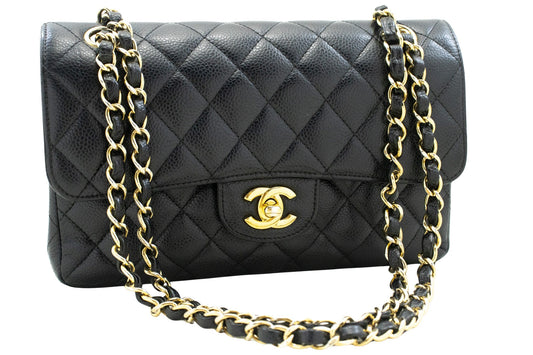 Chanel Black Leather Shoulder Bag ()