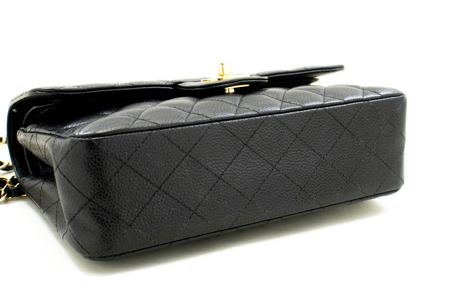 Chanel Black Leather Shoulder Bag ()