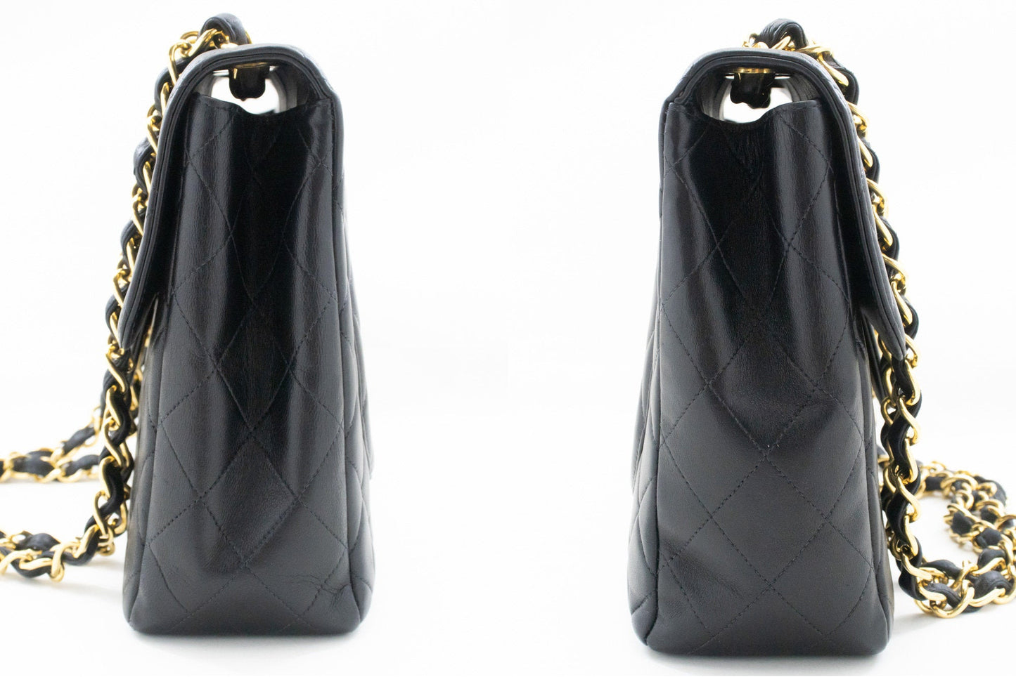 Chanel Black Leather Shoulder Bag ()