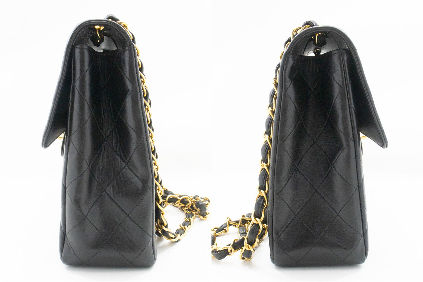 Chanel Black Leather Shoulder Bag ()