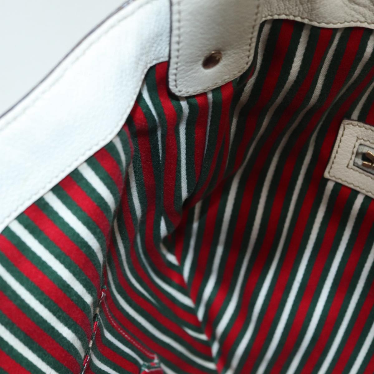 Gucci Hobo Beige Leather Shoulder Bag ()