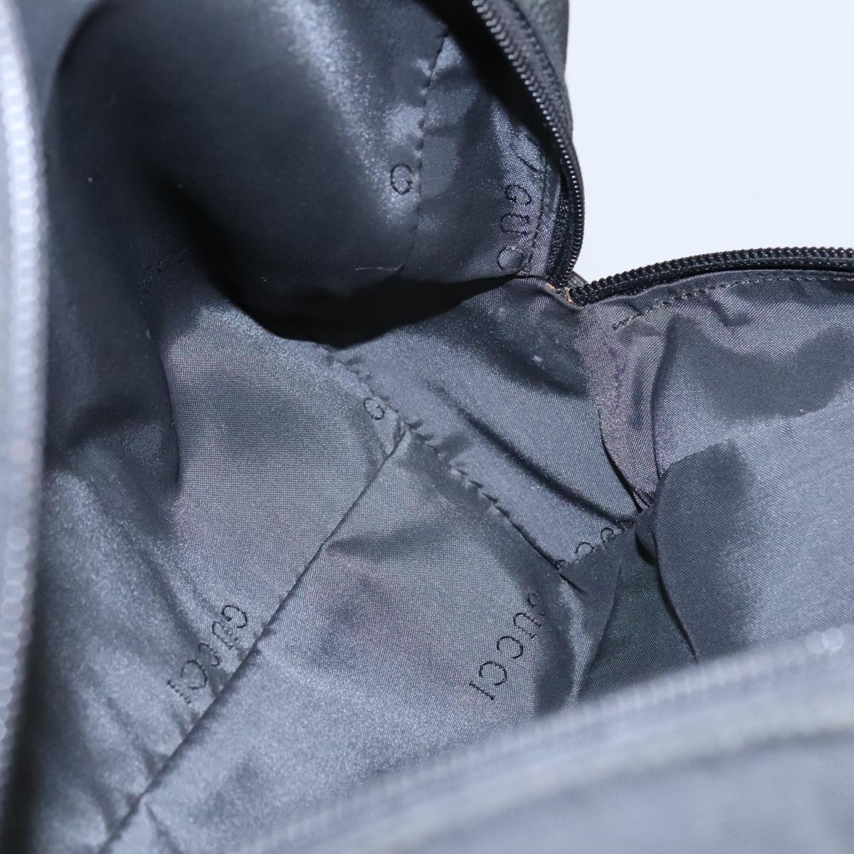 Gucci Black Canvas Clutch Bag ()