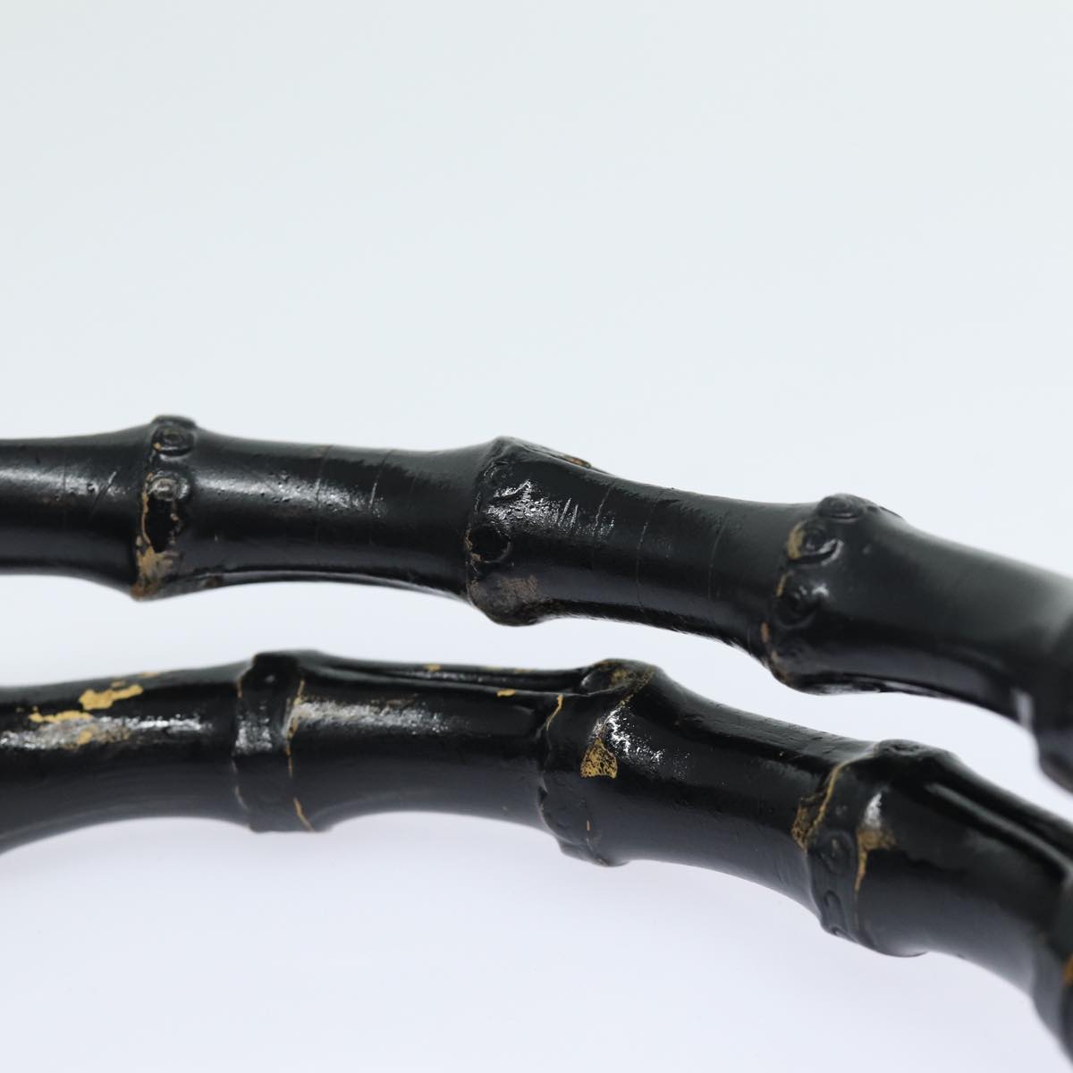 Gucci Bamboo Black Synthetic Handbag ()