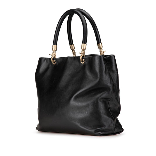 Black Chanel CC Caviar Tote