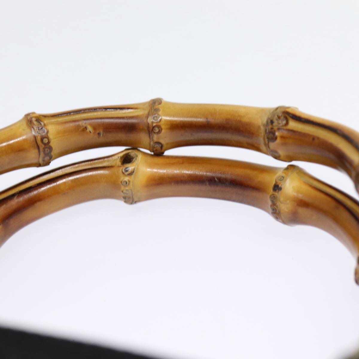 Gucci Bamboo Black Synthetic Handbag ()