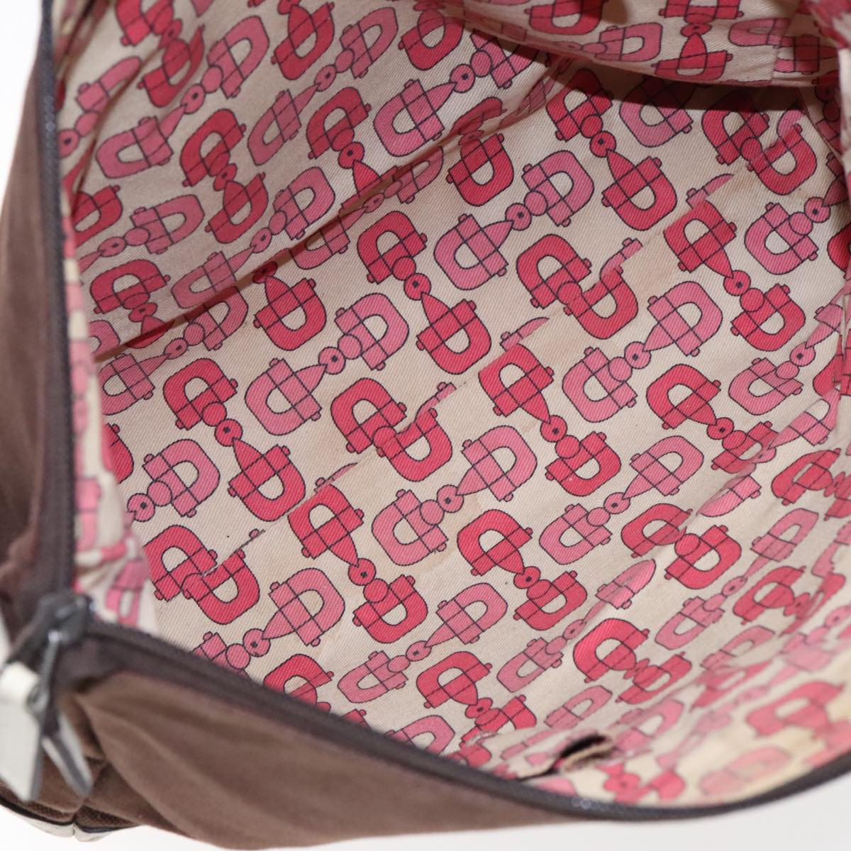 Gucci Brown Canvas Shoulder Bag ()