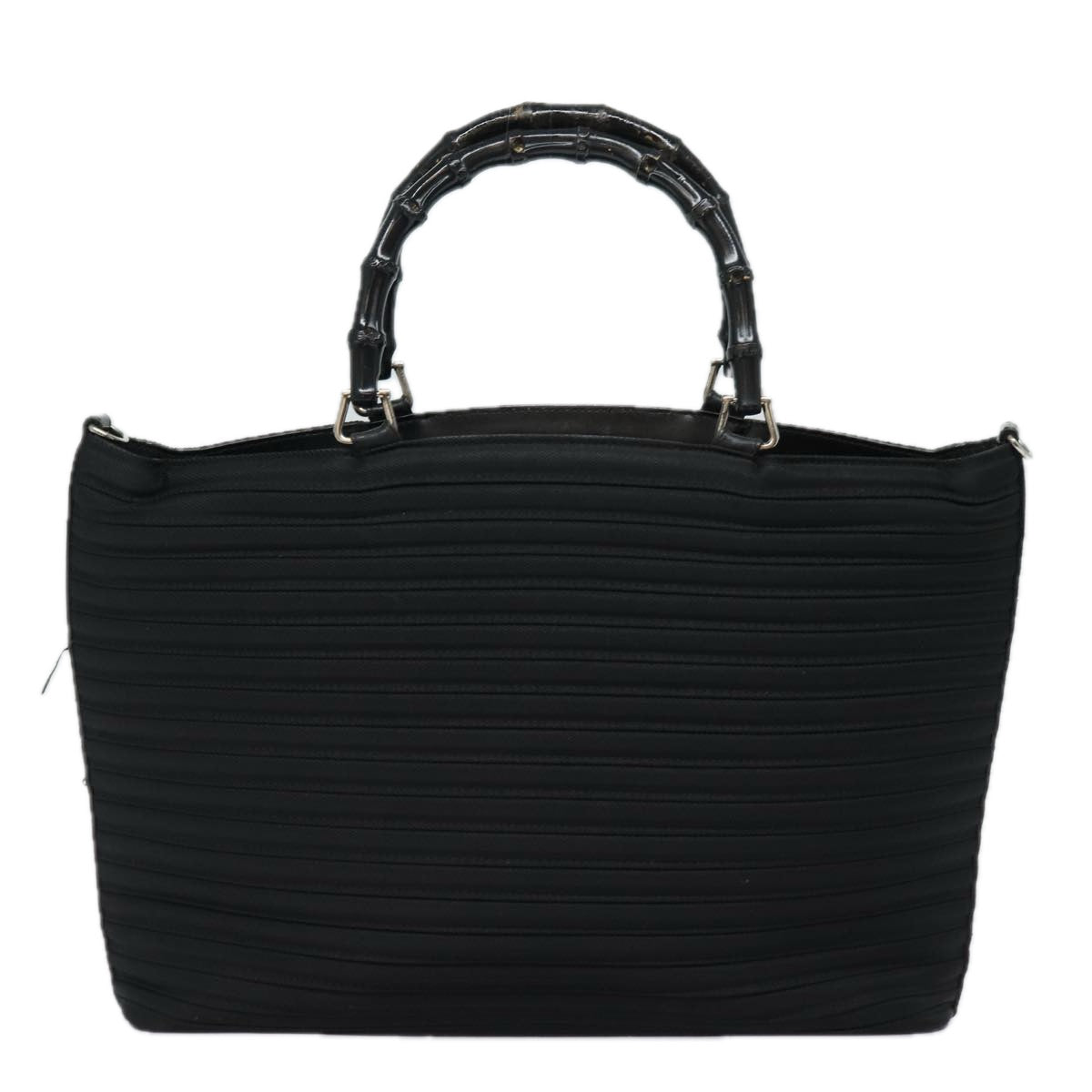 Gucci Bamboo Black Synthetic Handbag ()