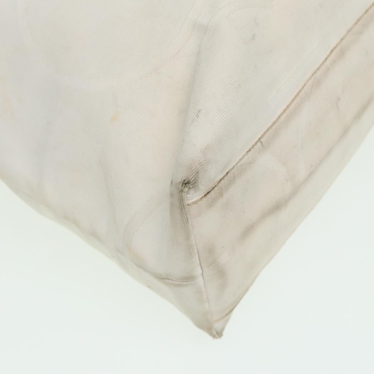 Gucci Cabas White Canvas Tote Bag ()