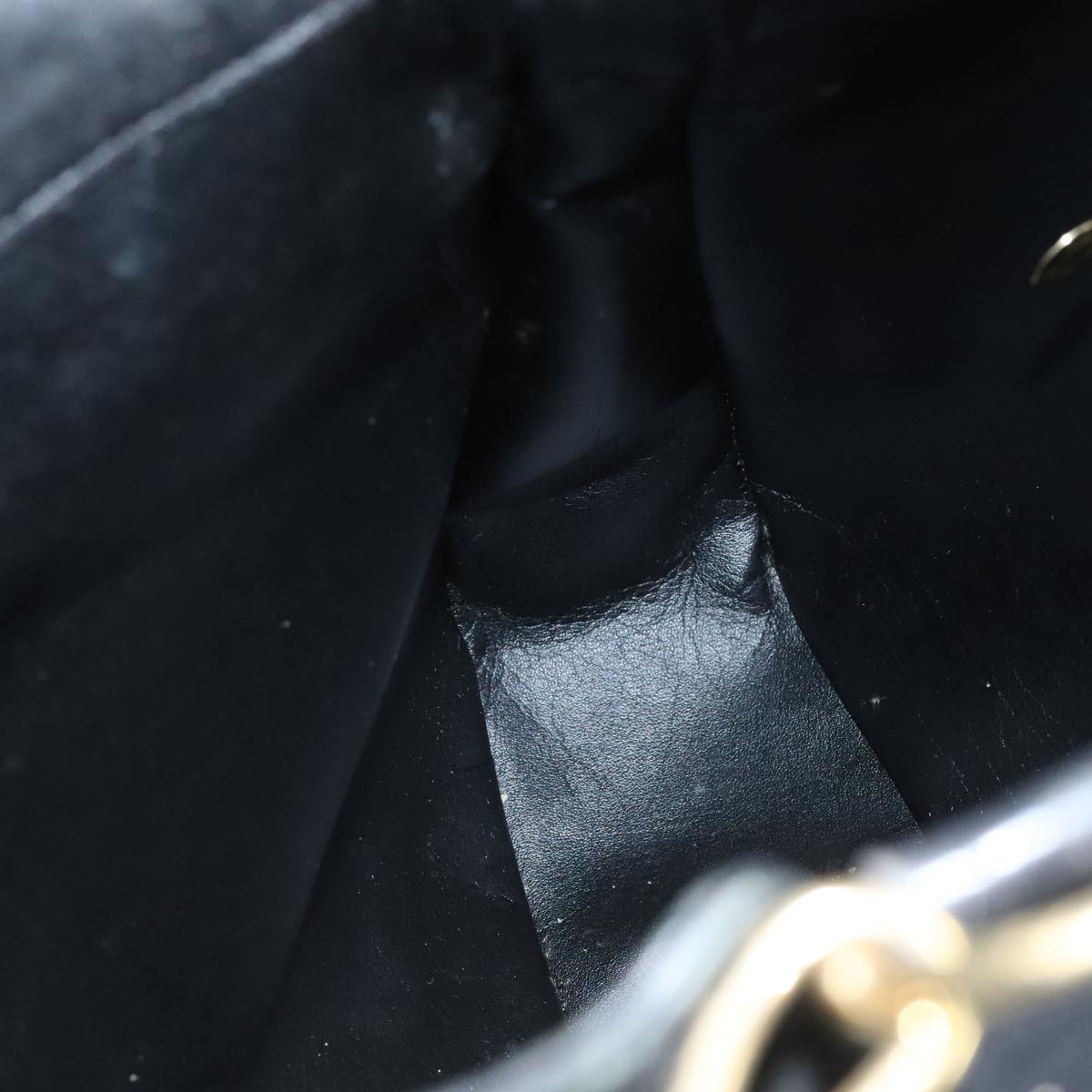 Gucci Bamboo Black Leather Handbag ()