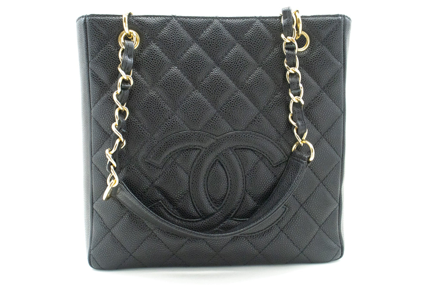 Chanel Black Leather Shoulder Bag ()