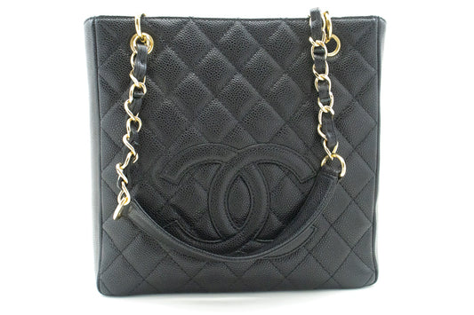 Chanel Black Leather Shoulder Bag ()