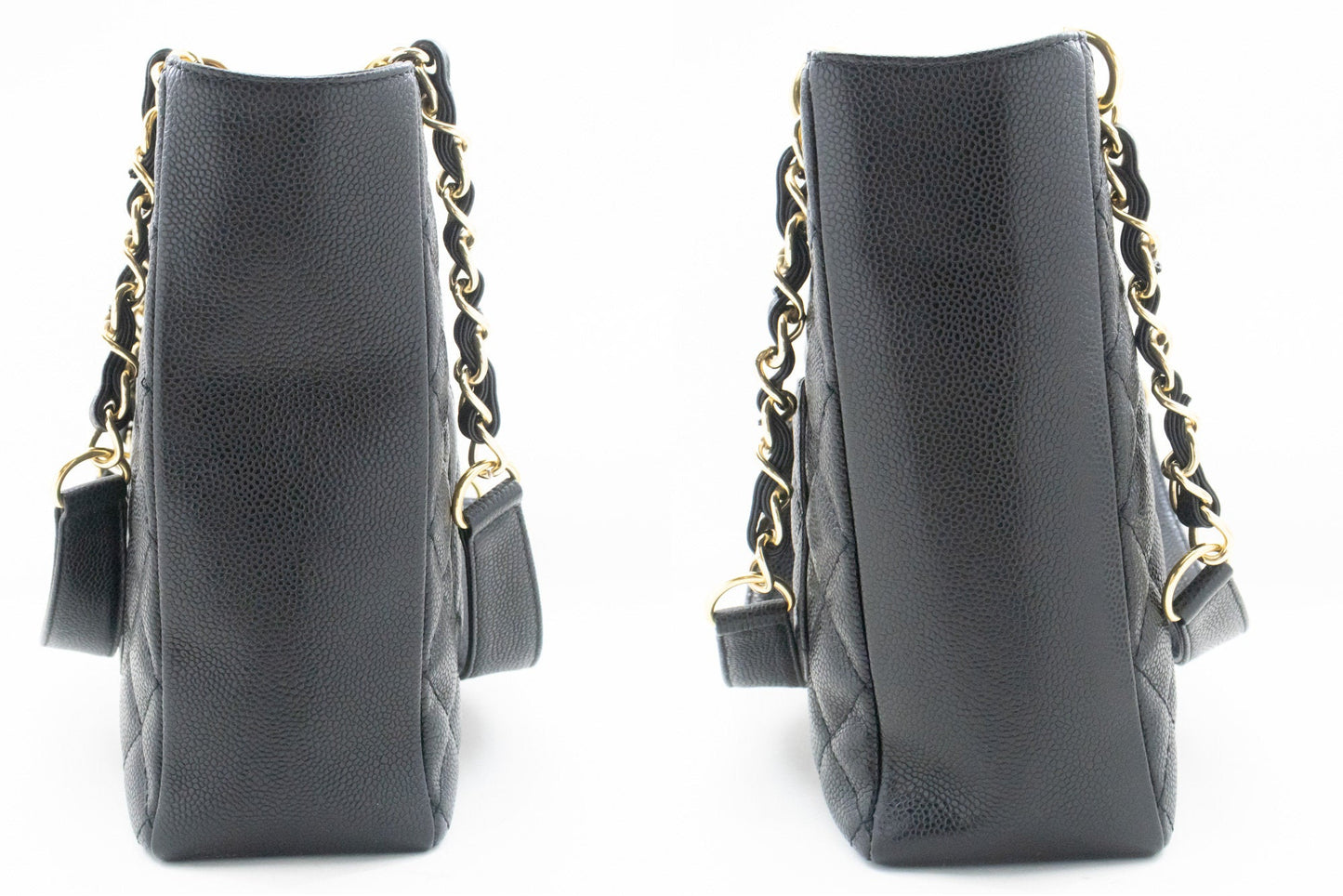 Chanel Black Leather Shoulder Bag ()