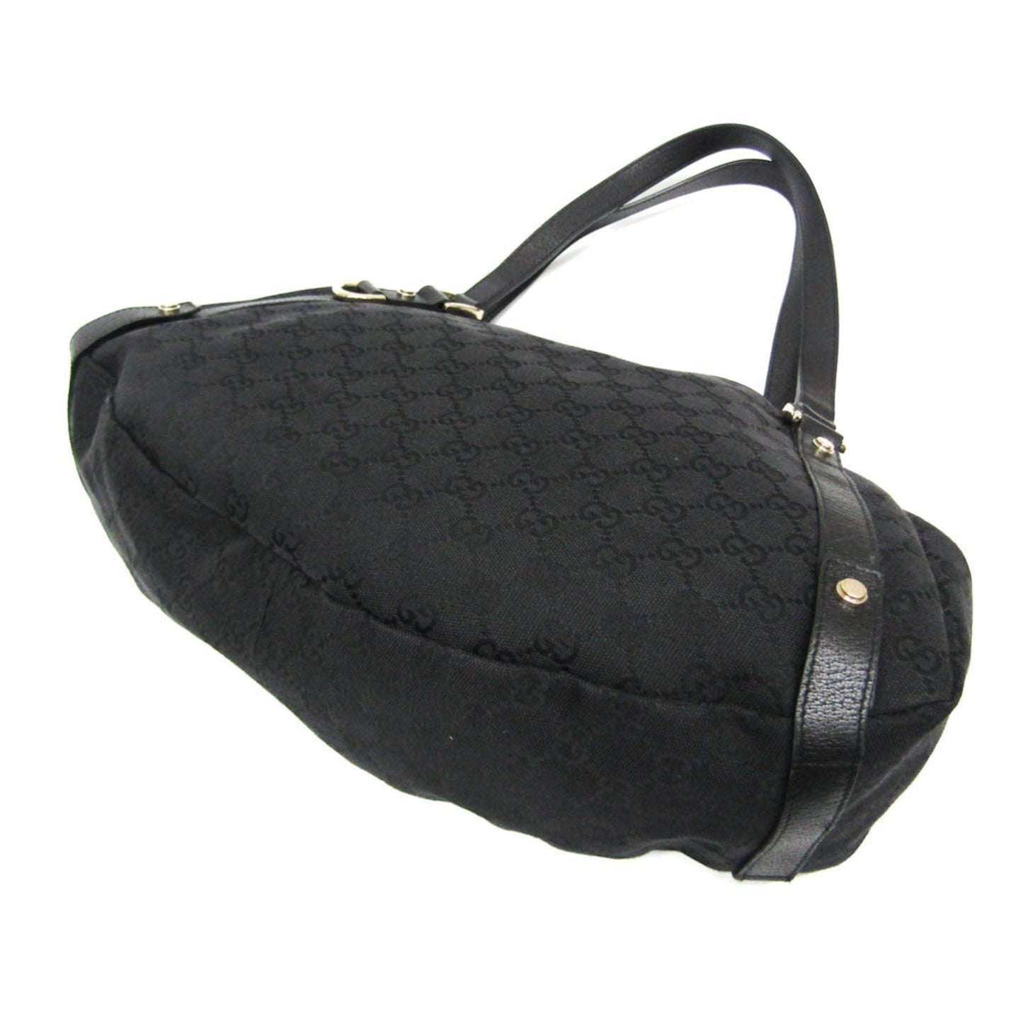 Gucci Black Canvas Tote Bag ()