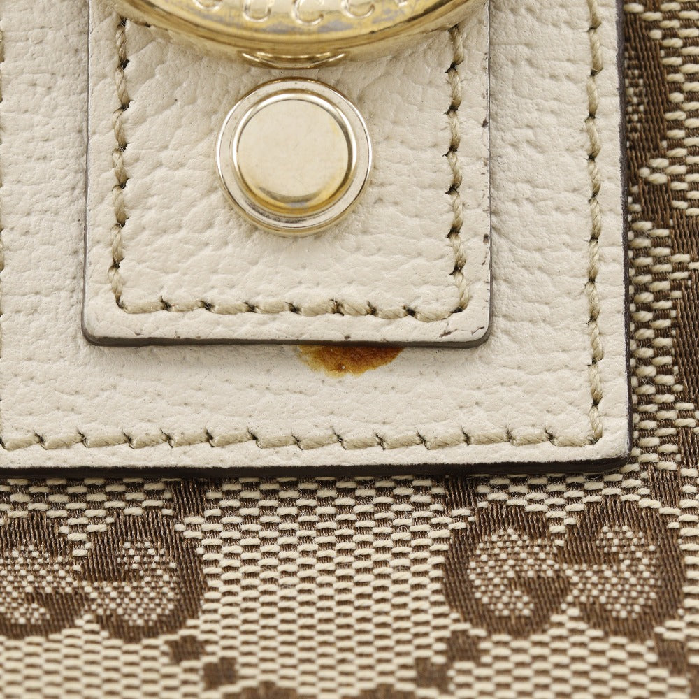 Gucci Abbey Beige Canvas Tote Bag ()