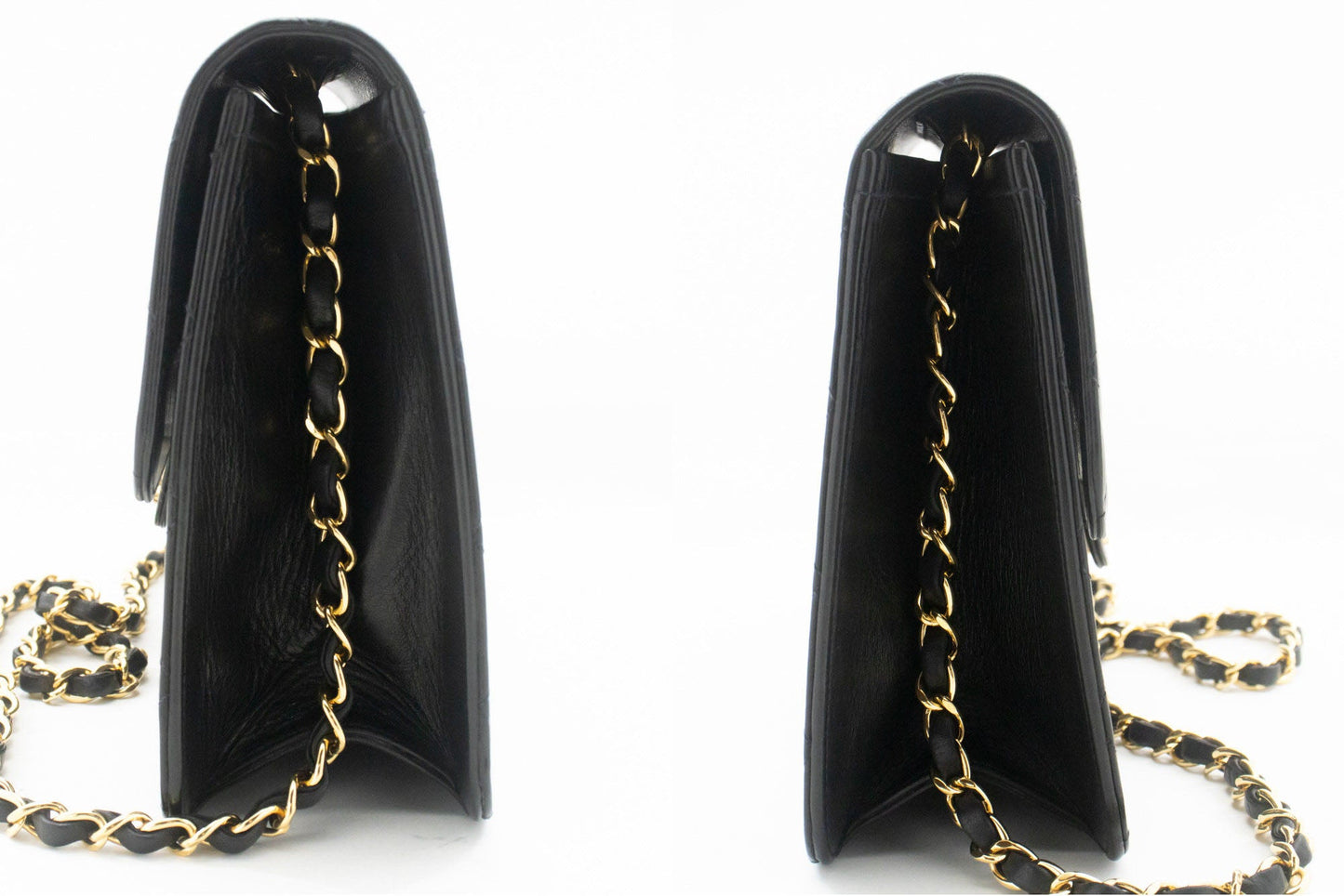 Chanel Black Leather Shoulder Bag ()