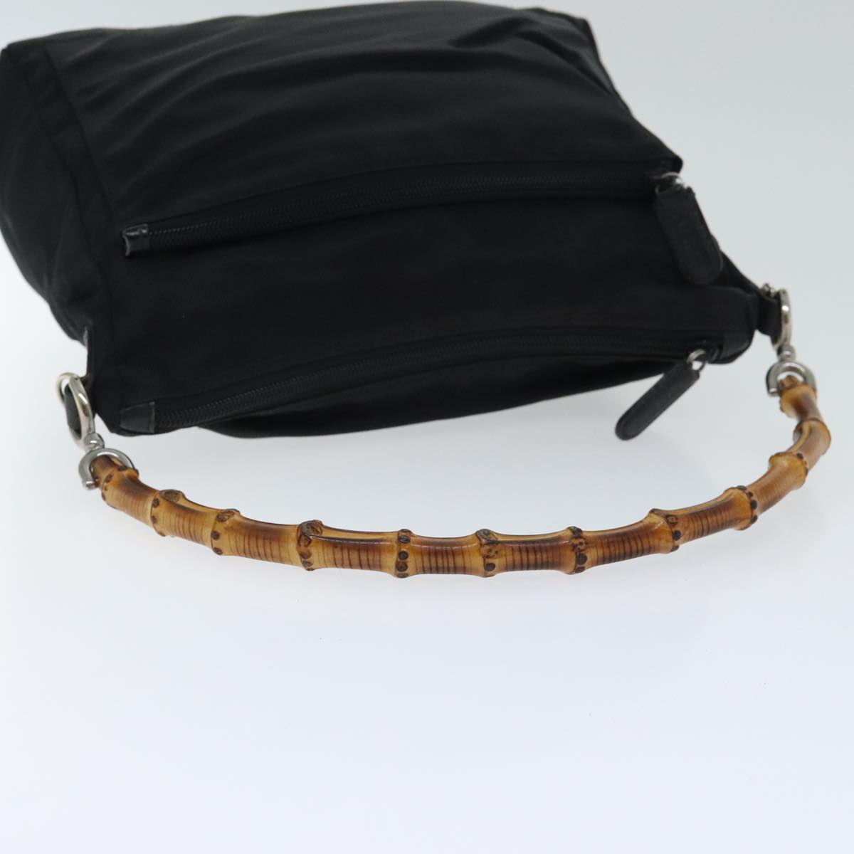 Gucci Bamboo Black Synthetic Handbag ()
