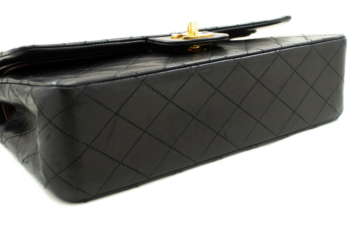 Chanel Black Leather Shoulder Bag ()