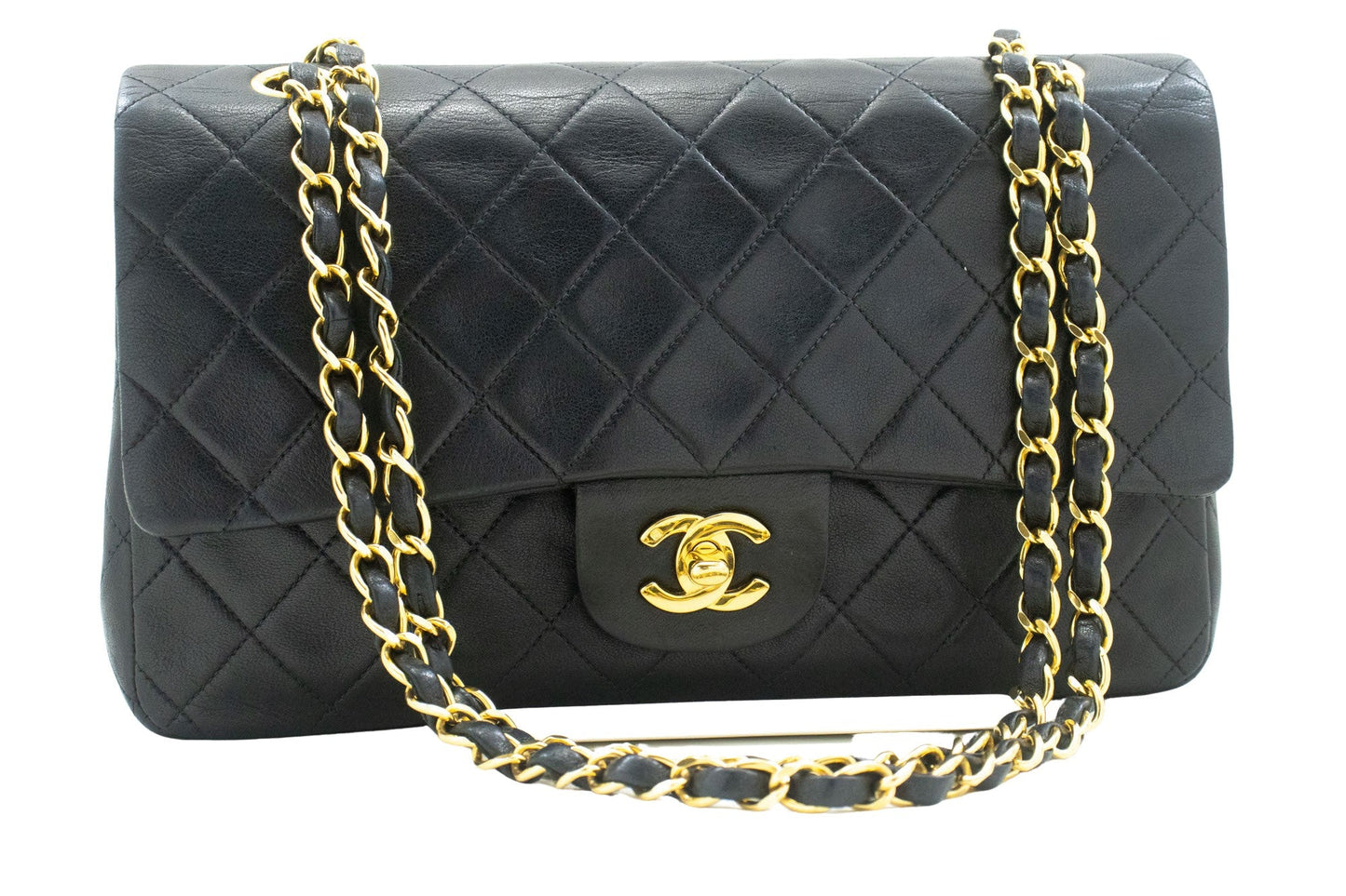 Chanel Black Leather Shoulder Bag ()