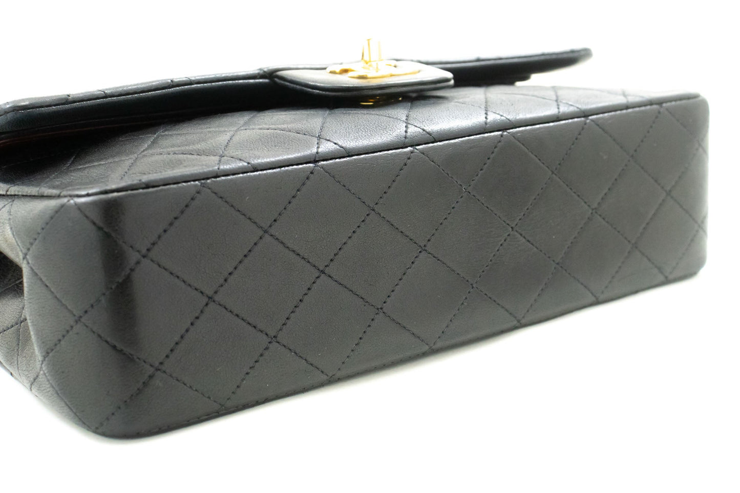 Chanel Black Leather Shoulder Bag ()