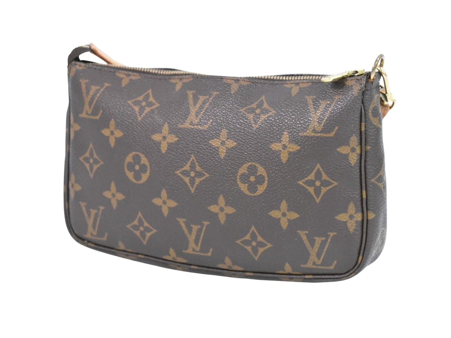 Louis Vuitton Pochette Accessoire  Canvas Clutch Bag ()