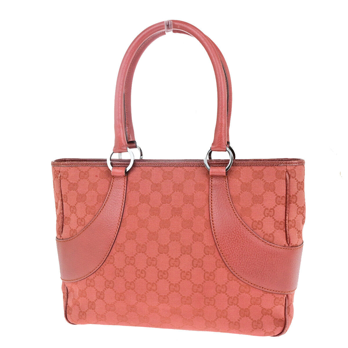 Gucci Guccissima Orange Canvas Handbag ()