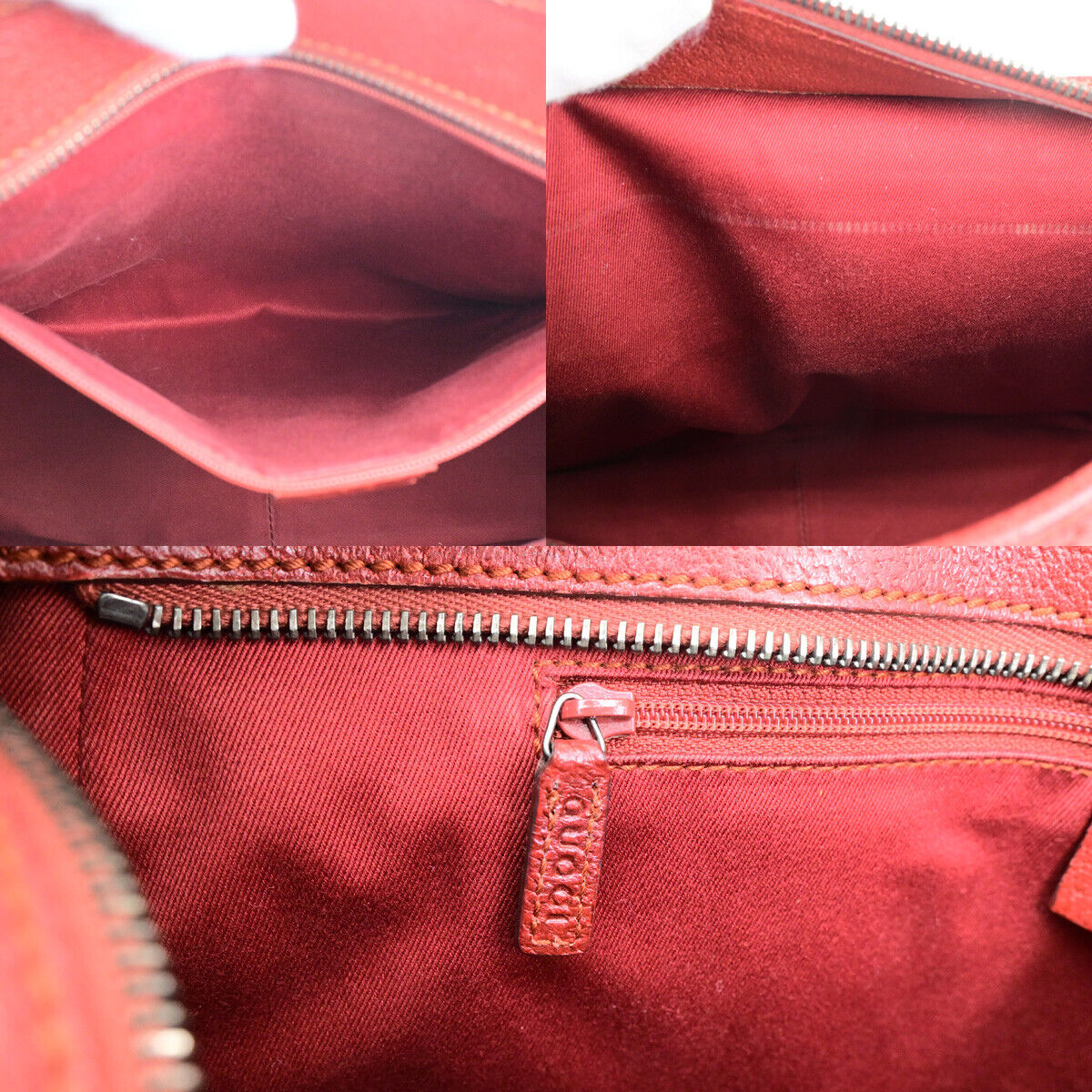 Gucci Guccissima Orange Canvas Handbag ()